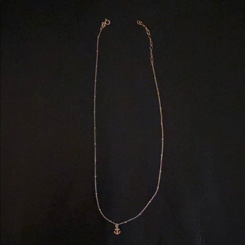 Tiny Anchor Necklace